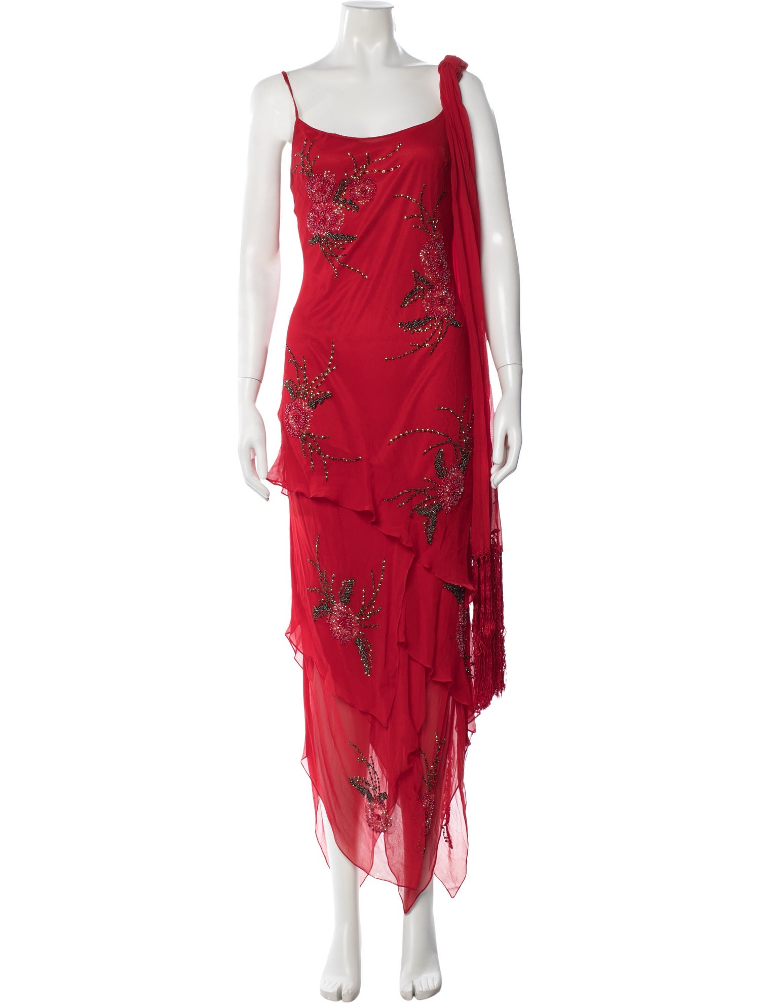 Sue Wong Silk Long Dress