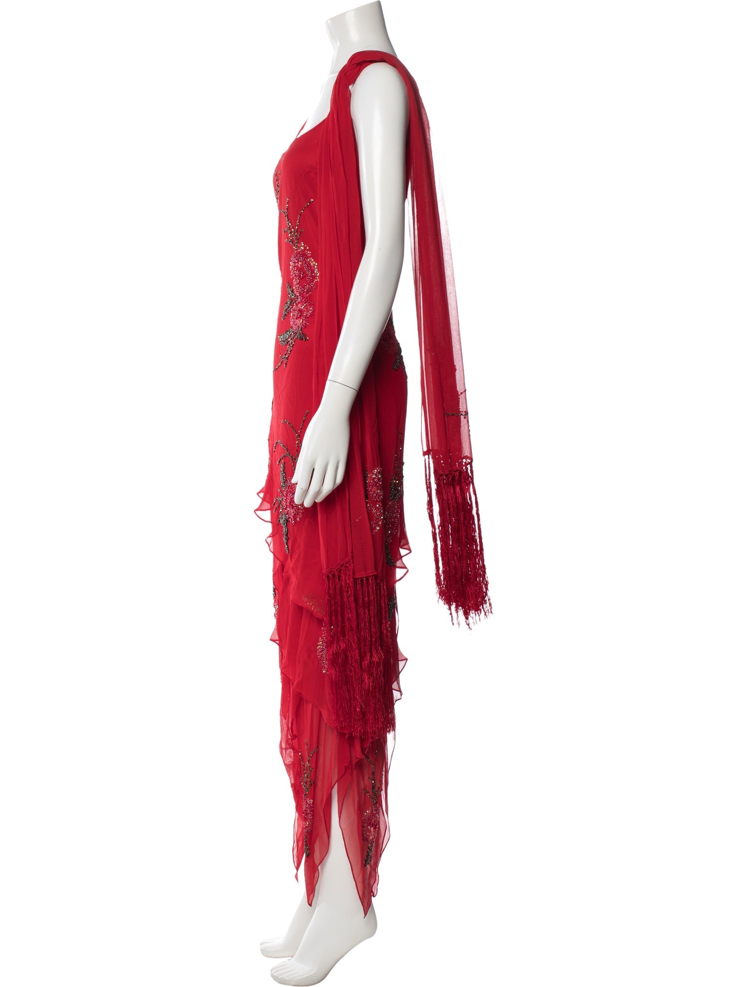 Sue Wong Silk Long Dress