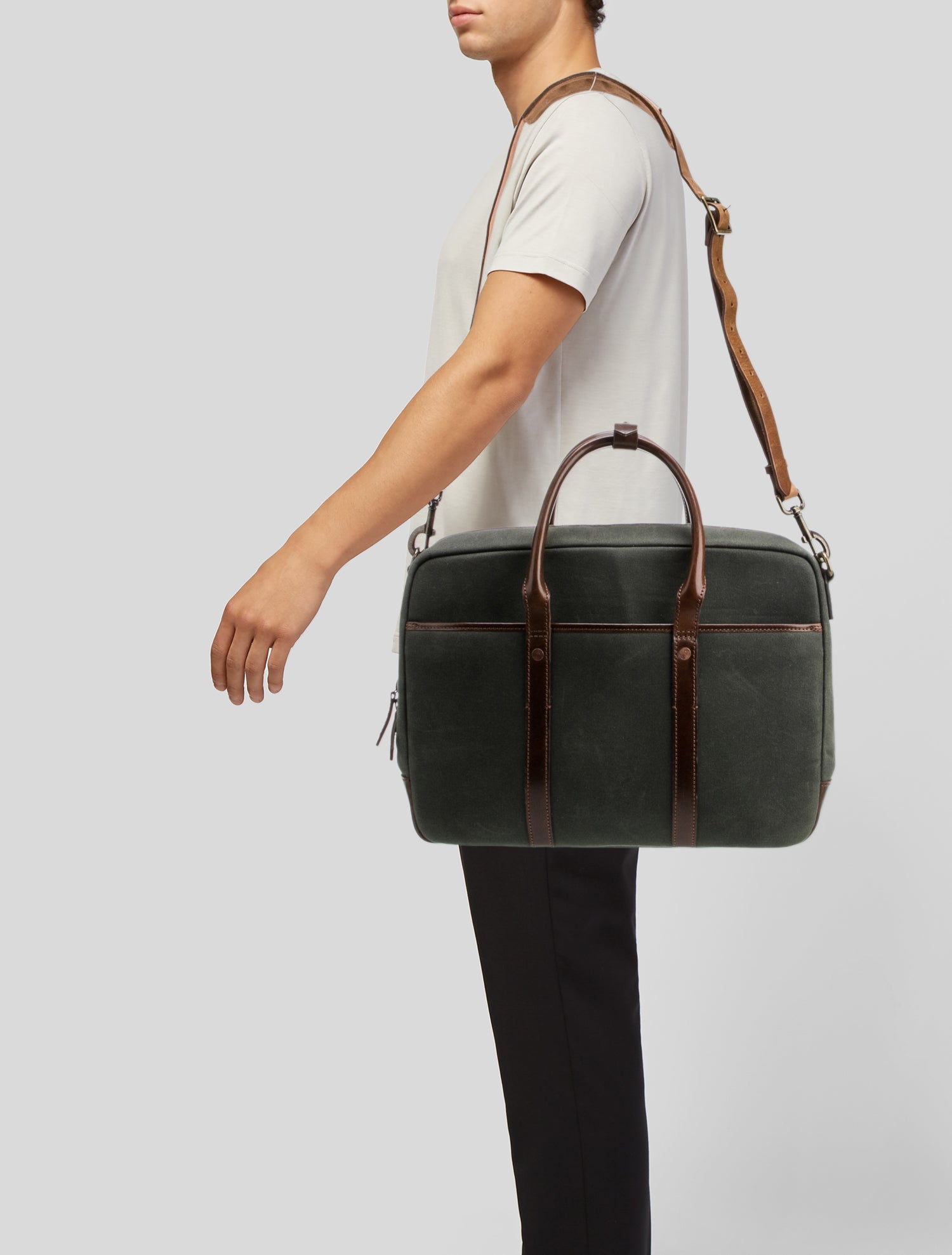 Satchel & Page Canvas Crossbody Bag