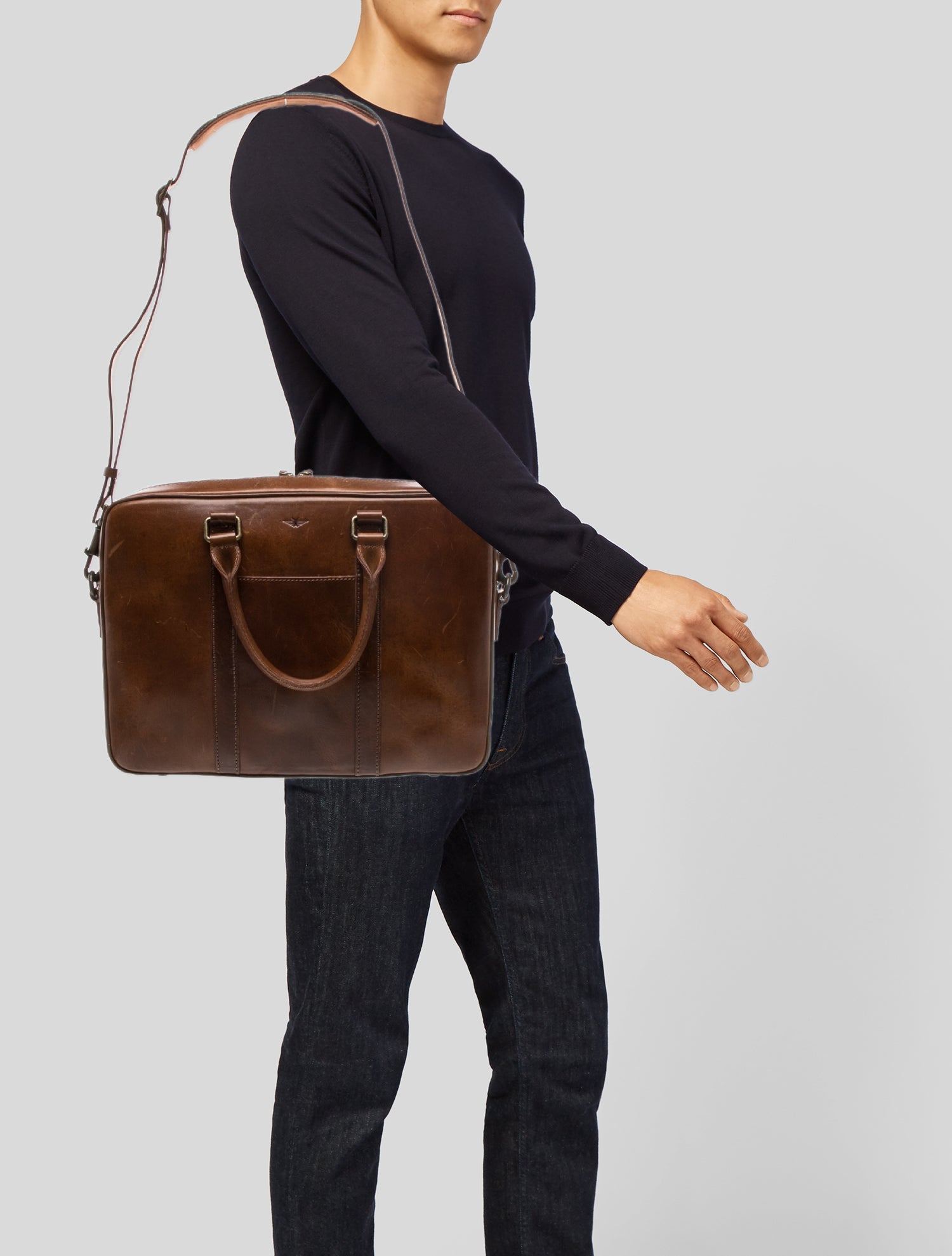 Satchel & Page Leather Briefcase