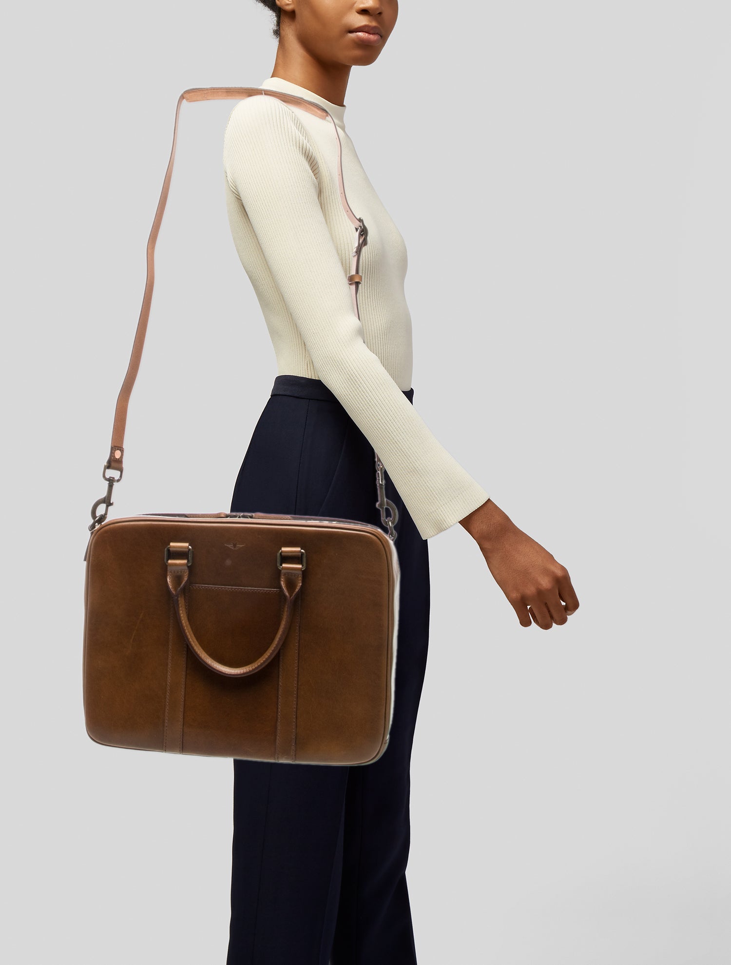 Satchel & Page Leather Briefcase