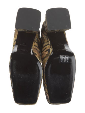 Suzanne Rae Canvas Animal Print Sock Boots