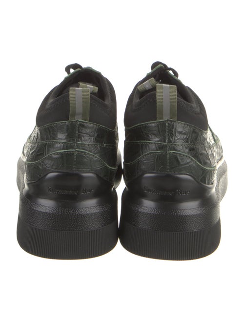 Suzanne Rae Embossed Leather Sneakers