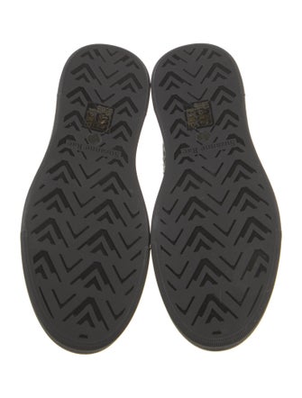 Suzanne Rae Embossed Leather Sneakers