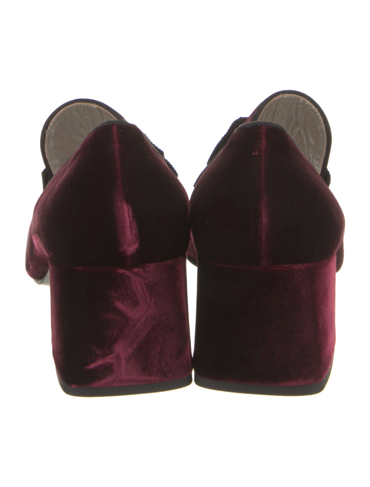 Suzanne Rae Velvet Grosgrain Trim Pumps