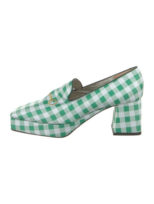 Suzanne Rae Canvas Plaid Print Pumps