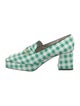 Suzanne Rae Canvas Plaid Print Pumps