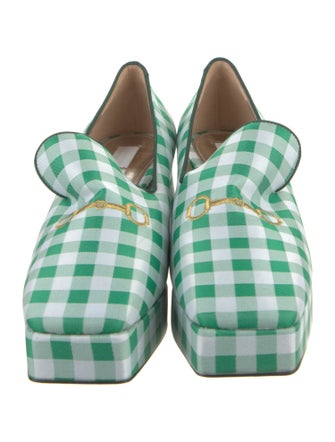 Suzanne Rae Canvas Plaid Print Pumps