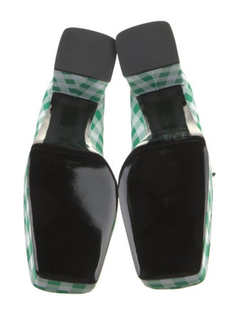 Suzanne Rae Canvas Plaid Print Pumps