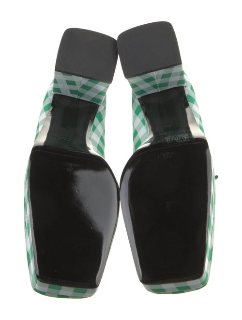 Suzanne Rae Canvas Plaid Print Pumps
