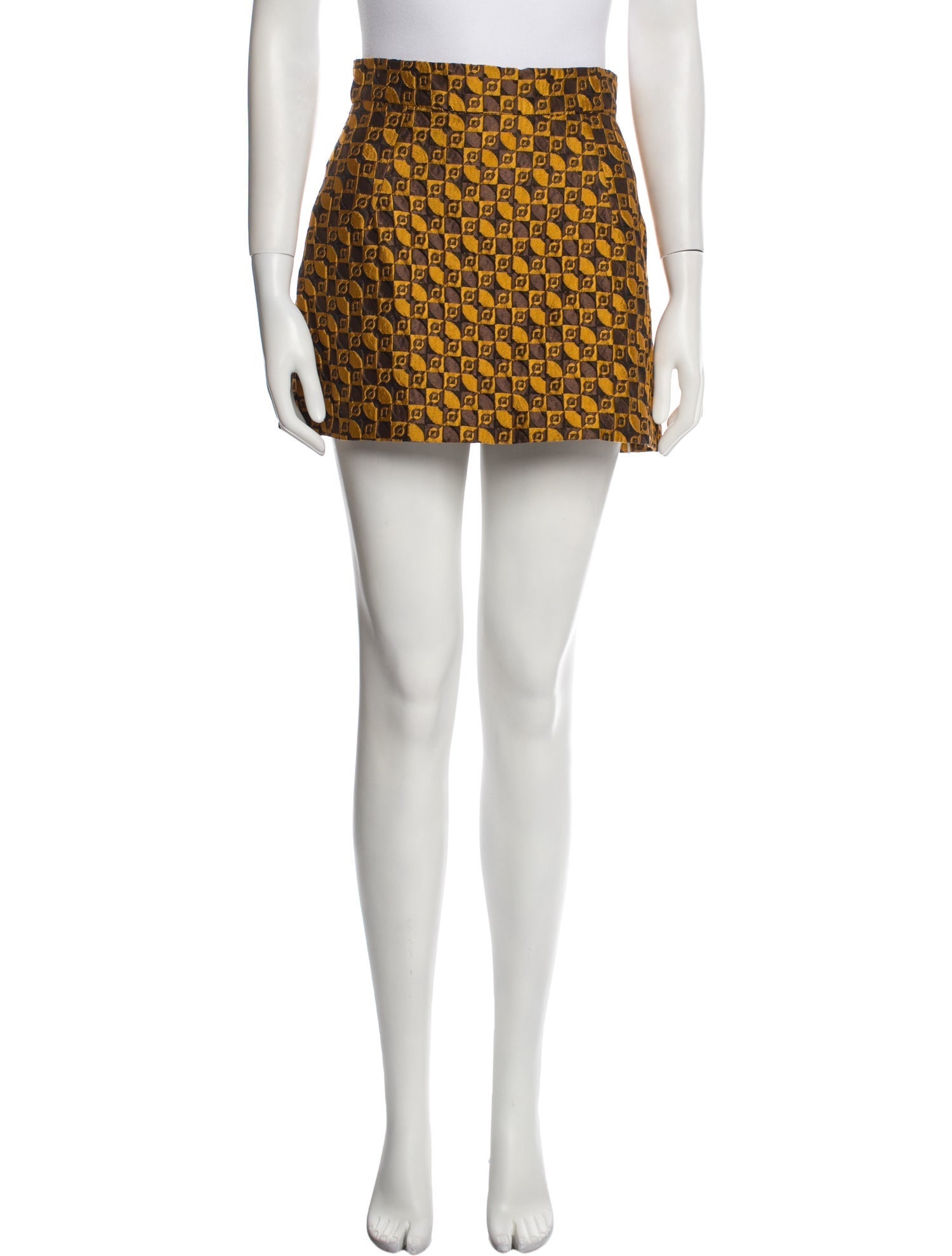 Suzanne Rae Printed Mini Skirt