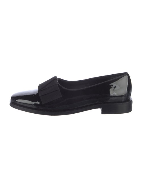 Suzanne Rae Patent Leather Grosgrain Trim Loafers