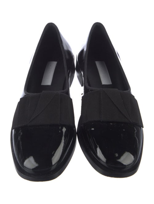 Suzanne Rae Patent Leather Grosgrain Trim Loafers
