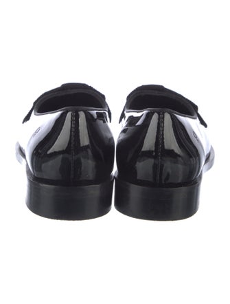 Suzanne Rae Patent Leather Grosgrain Trim Loafers