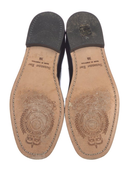 Suzanne Rae Patent Leather Grosgrain Trim Loafers