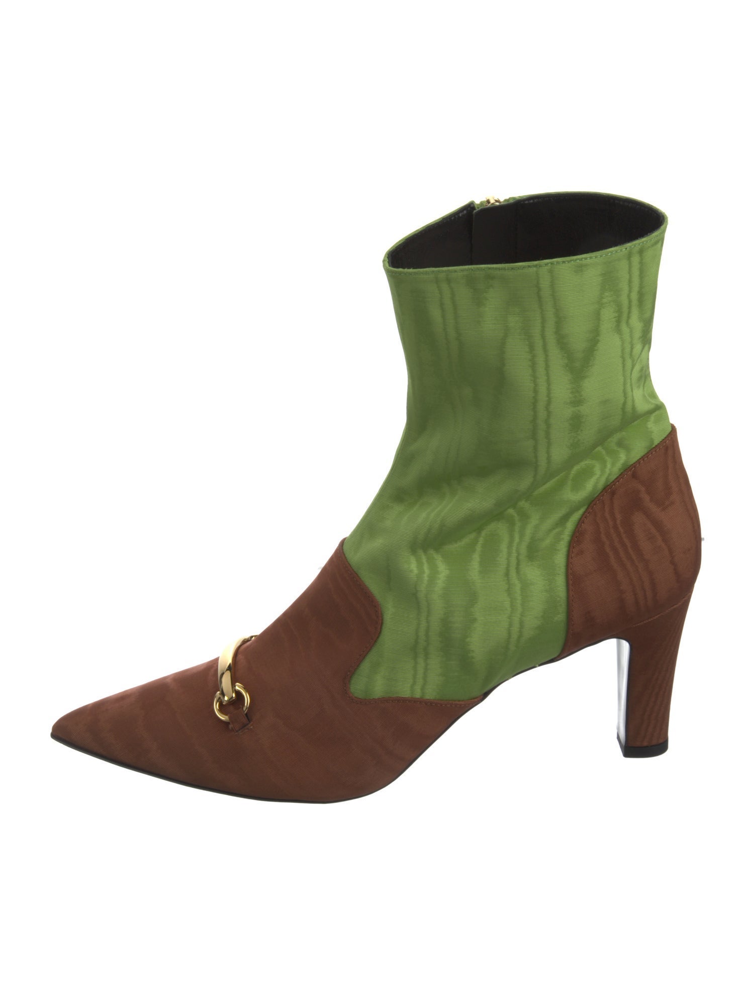 Suzanne Rae Nylon Colorblock Pattern Boots