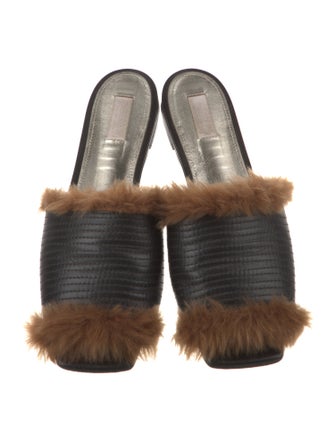Suzanne Rae Leather Slides