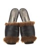 Suzanne Rae Leather Slides