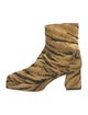 Suzanne Rae Animal Print Sock Boots
