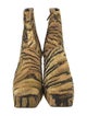 Suzanne Rae Animal Print Sock Boots