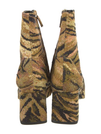 Suzanne Rae Animal Print Sock Boots