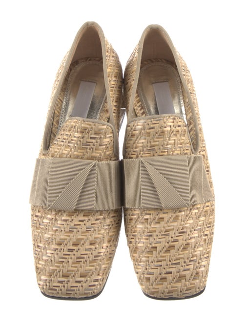 Suzanne Rae Raffia Tweed Pattern Pumps