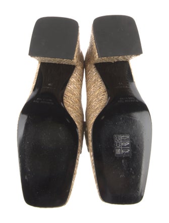 Suzanne Rae Raffia Tweed Pattern Pumps