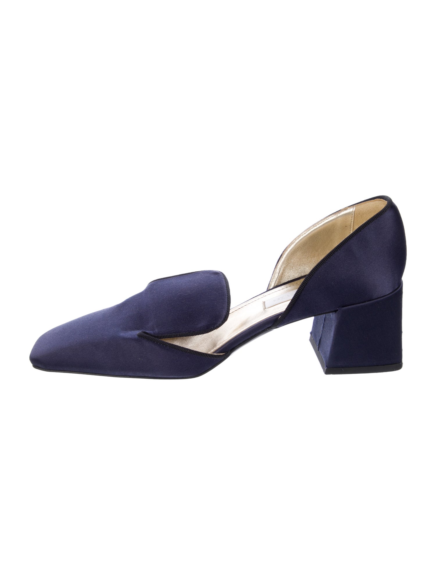 Suzanne Rae Satin D'Orsay Pumps