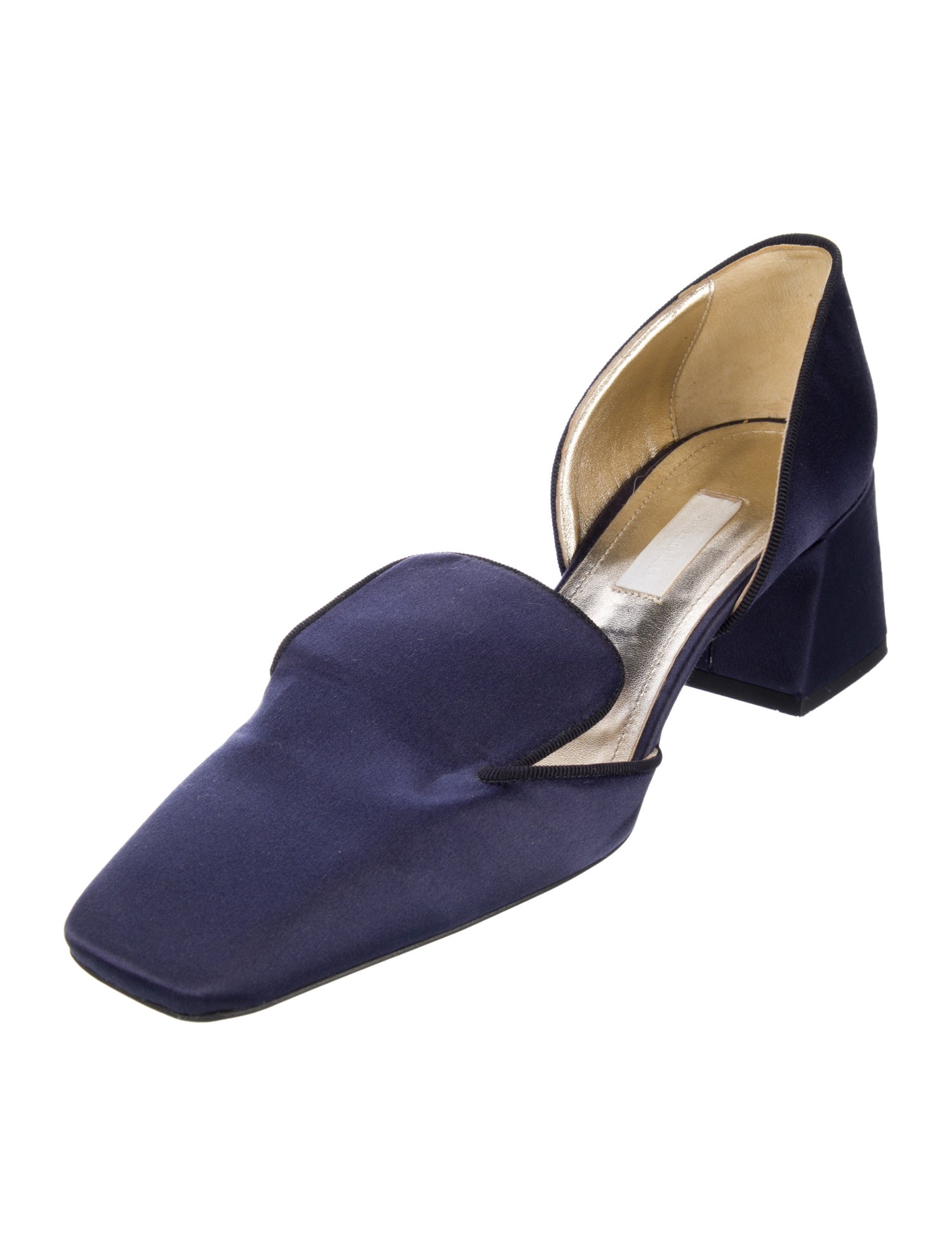Suzanne Rae Satin D'Orsay Pumps