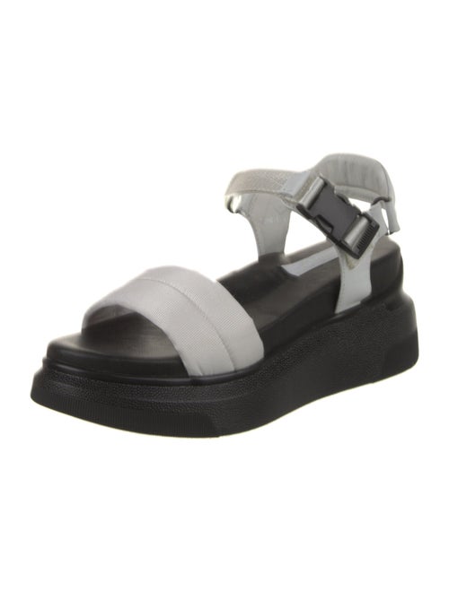 Suzanne Rae Canvas Colorblock Pattern Sandals