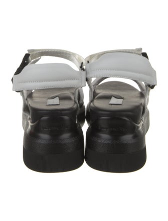 Suzanne Rae Canvas Colorblock Pattern Sandals