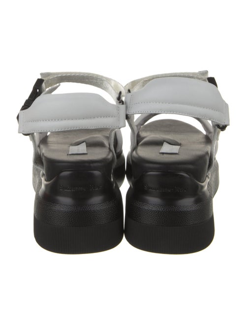 Suzanne Rae Canvas Colorblock Pattern Sandals