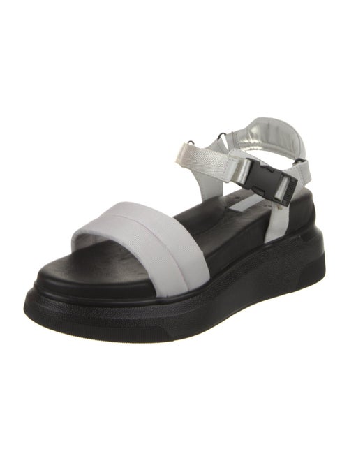 Suzanne Rae Canvas Colorblock Pattern Sandals