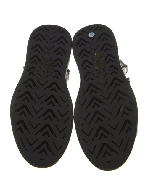 Suzanne Rae Canvas Colorblock Pattern Sandals