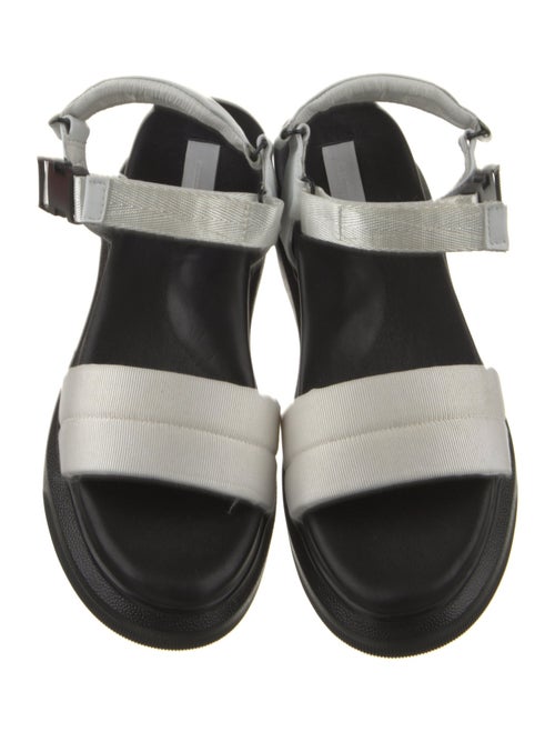 Suzanne Rae Canvas Colorblock Pattern Sandals