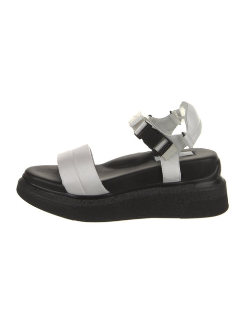 Suzanne Rae Ponyhair Colorblock Pattern Sandals