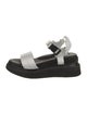 Suzanne Rae Ponyhair Colorblock Pattern Sandals