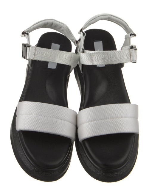 Suzanne Rae Ponyhair Colorblock Pattern Sandals