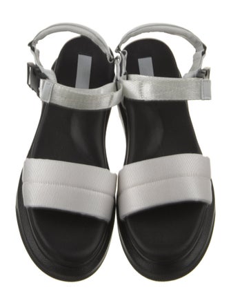Suzanne Rae Leather Colorblock Pattern Sandals