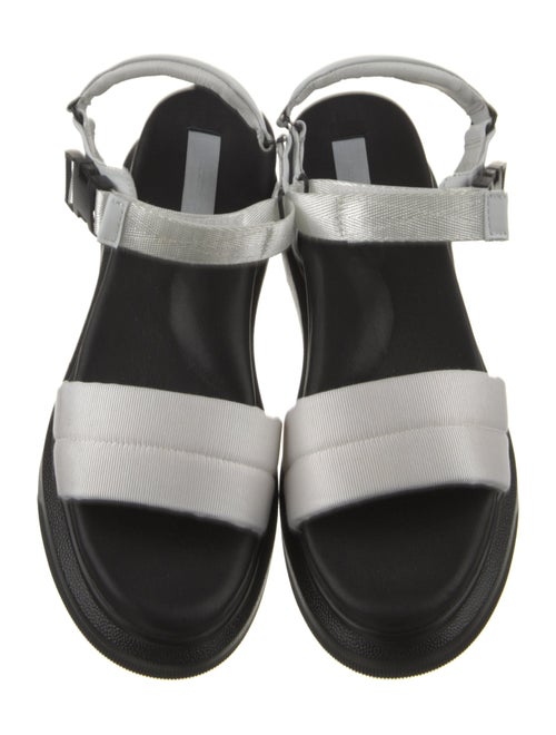 Suzanne Rae Leather Colorblock Pattern Sandals