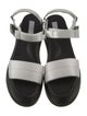Suzanne Rae Leather Colorblock Pattern Sandals