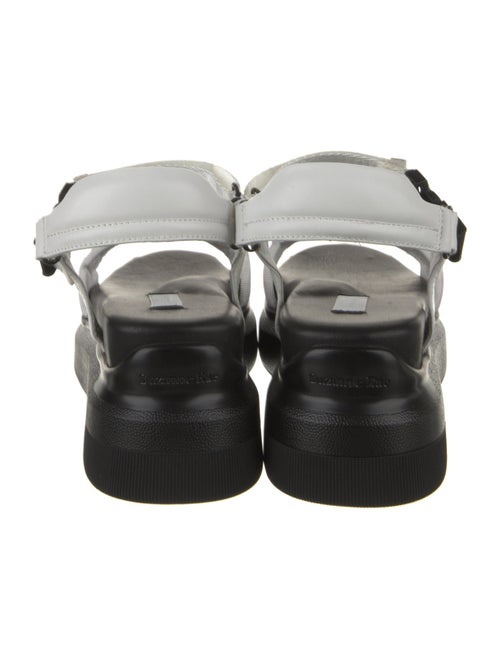 Suzanne Rae Canvas Colorblock Pattern Sandals