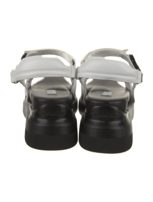 Suzanne Rae Canvas Colorblock Pattern Sandals