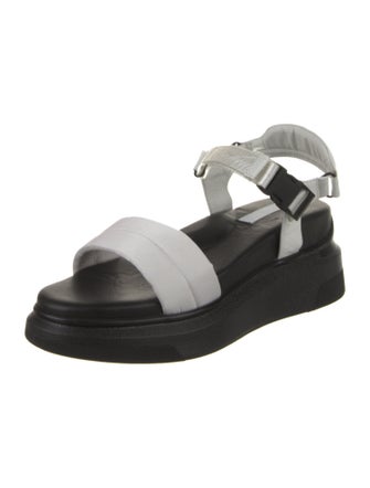 Suzanne Rae Canvas Colorblock Pattern Sandals