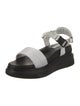 Suzanne Rae Canvas Colorblock Pattern Sandals