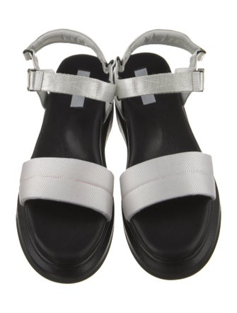 Suzanne Rae Canvas Colorblock Pattern Sandals