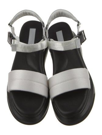 Suzanne Rae Canvas Colorblock Pattern Sandals