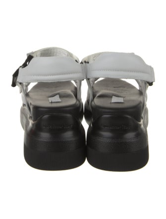 Suzanne Rae Canvas Colorblock Pattern Sandals