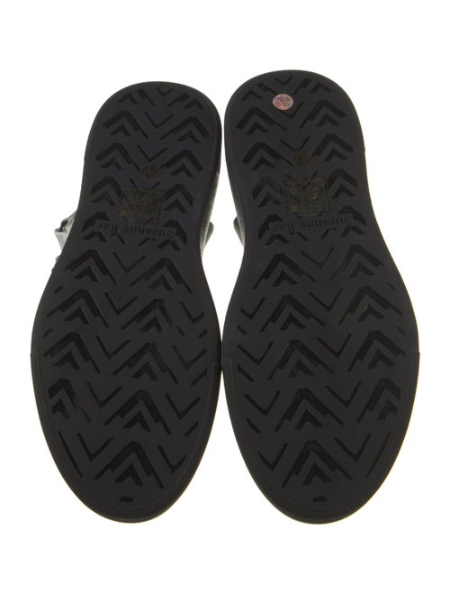 Suzanne Rae Canvas Colorblock Pattern Sandals