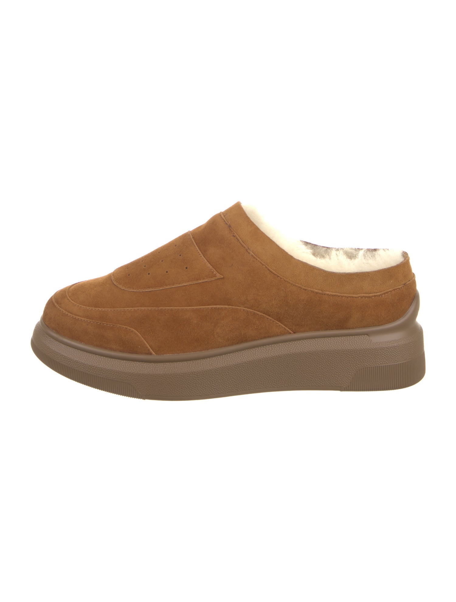 Suzanne Rae Suede Fur Trim Sneakers